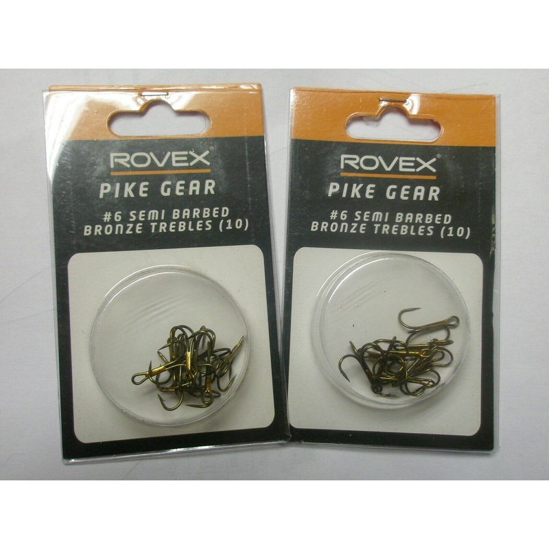 Rovex Semi-Barbed Bronze Trebles