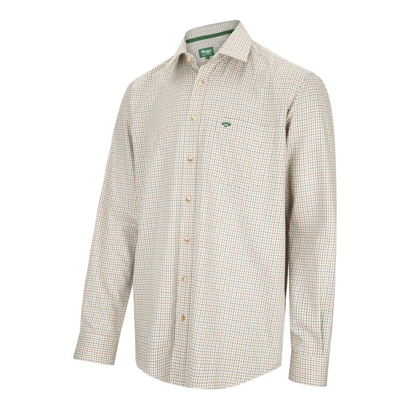 Hoggs Of Fife Skye Tattersall Micro Check Shirt