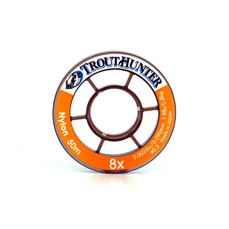 TroutHunter Nylon 50m Spool|1.8lb – 8x|2.2lb- 7x|3.3lb – 6x