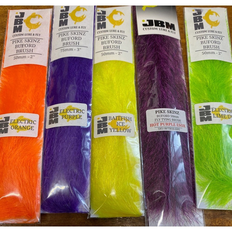 JBM Pike Skinz Buford Brush|Lime UV|Electric Purple|Ice Yellow|Hot Purple|Electric Orange