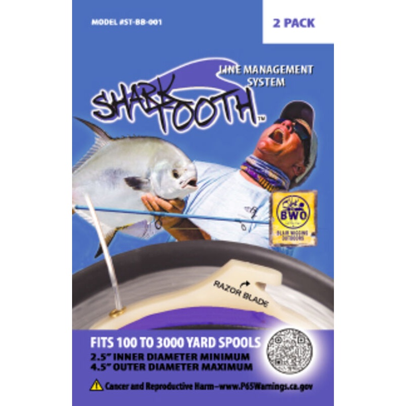 Shark Tooth Blue Band 2 Pack