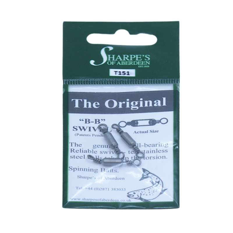 Sharpes The Original Ball Bearing Swivel 3pk