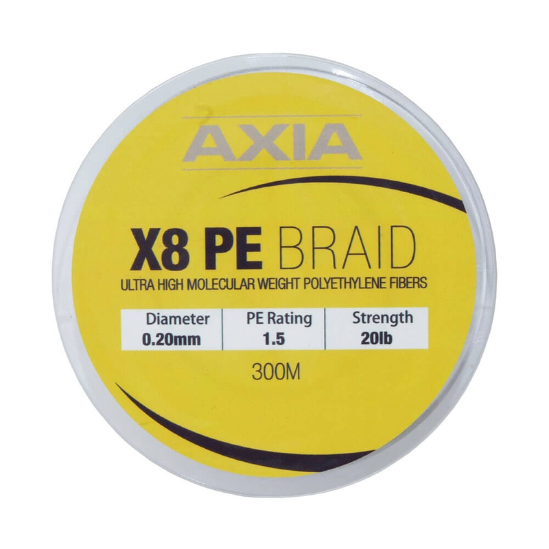 Axia X8 PE Braid – Moss Green 300m