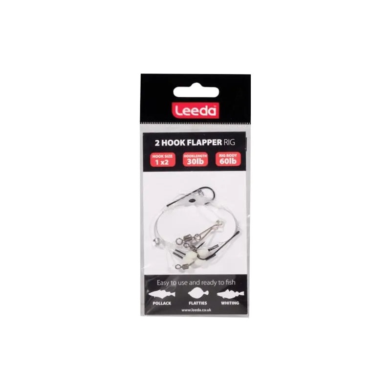 Leeda 2 Hook Flapper Rig