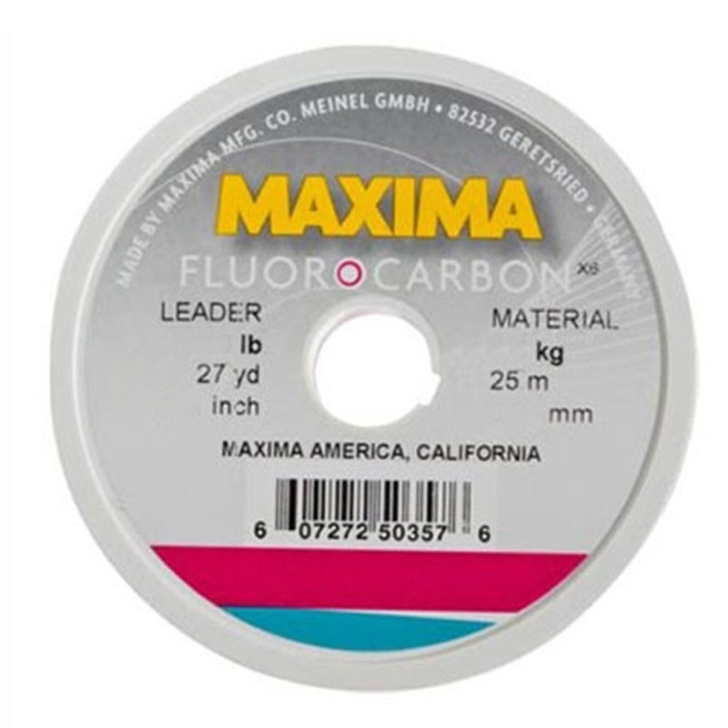 Maxima Fluorocarbon|20lb – 10kg|25lb – 12.5kg|30lb – 15kg