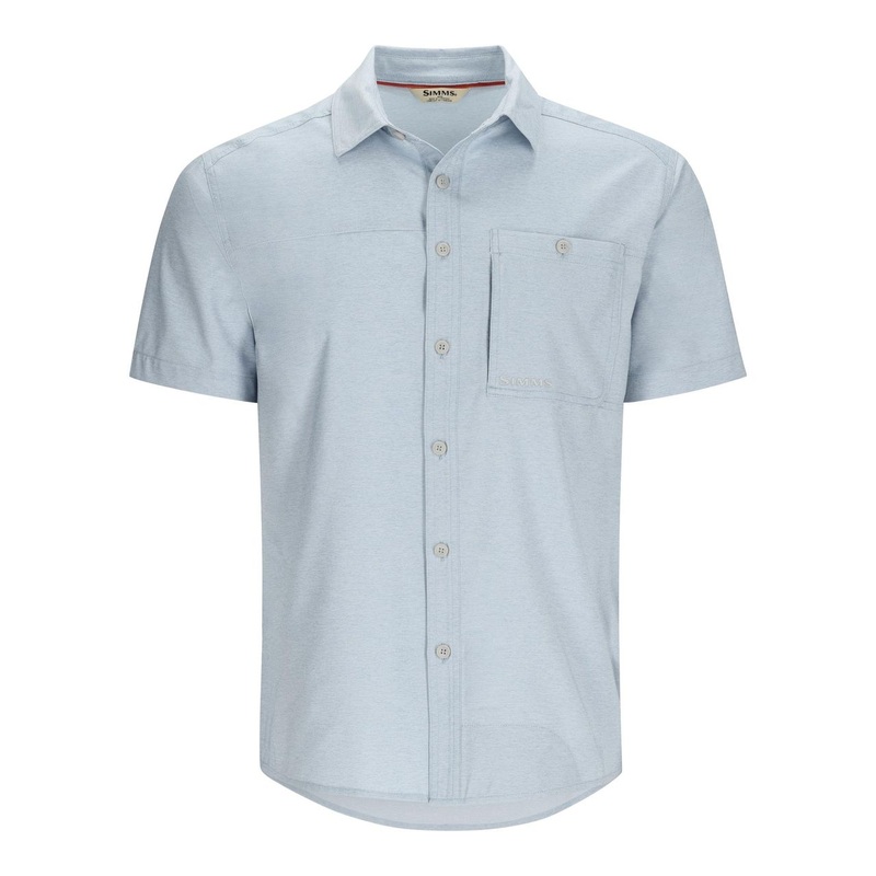 Simms Challenger SS Shirt Steel Blue