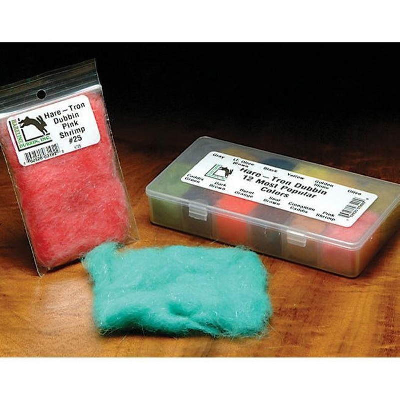 Hare-Tron Dubbing Dispenser – 12 Most Popular Colours