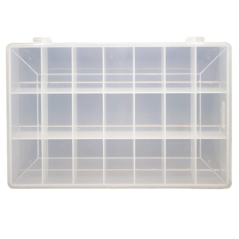 Hareline 21 Compartment Hook Box