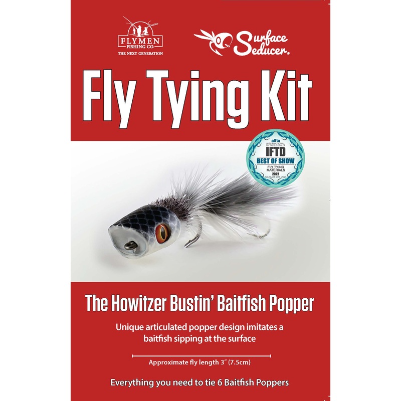 Fly Tying Kit: Howitzer Bustin’Baitfish Popper