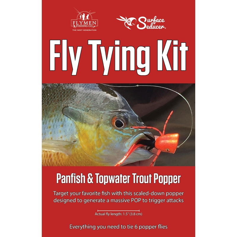 Fly Tying Kit: Surface Seducer Panfish & Topwater Trout Popper