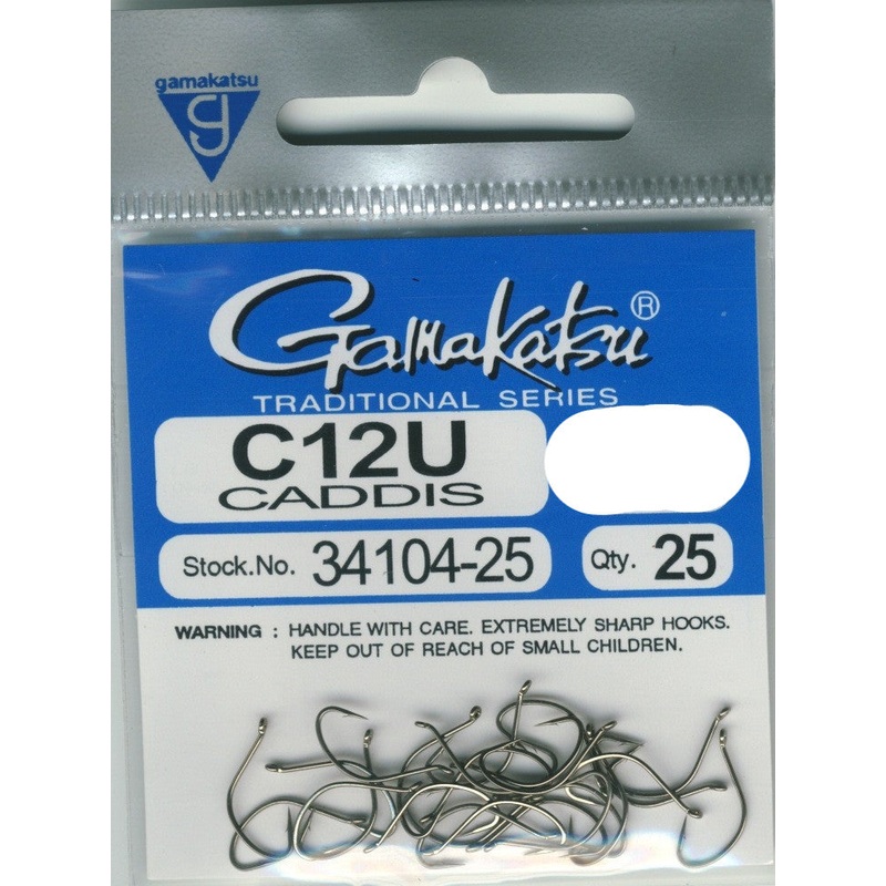 Gamakatsu C12U Caddis Hook 25 pack