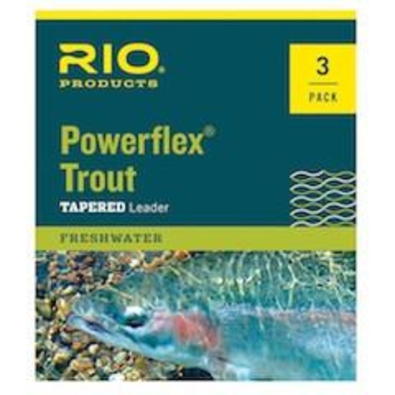 Rio Powerflex Trout Leader 7.5′ 3 Pack