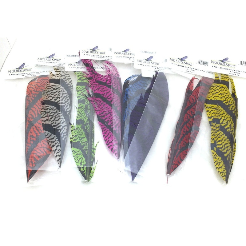 Lady Amherst Pheasant Center Tail Piece – 4 to 5