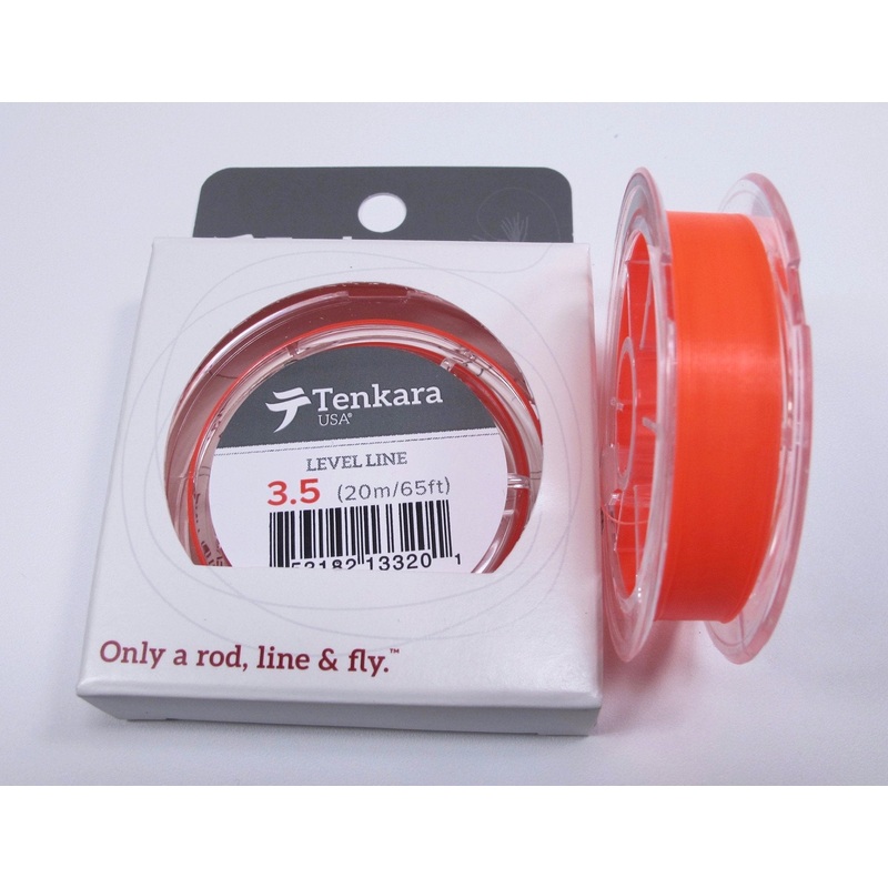 Tenkara USA High-Visibility Level Line Orange – 3.5