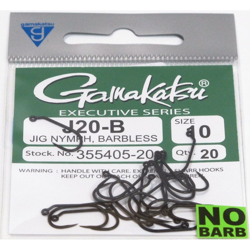 Gamakatsu J20-B Barbless Jig Hook 20 pack
