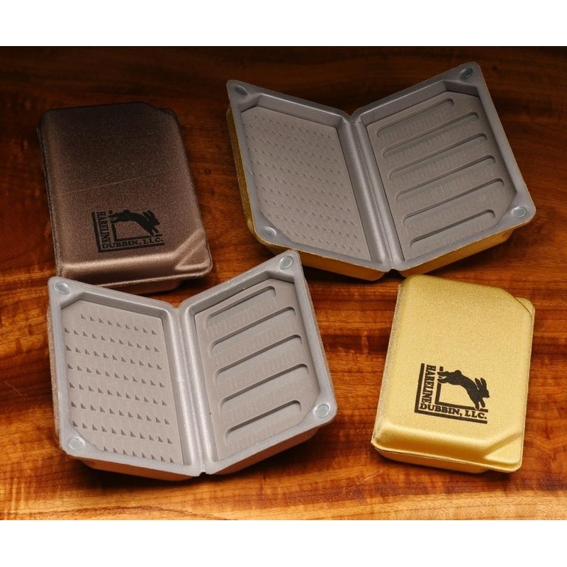 Hareline Lycra Fly Box Small||1 Gray Olive||2 Golden Olive