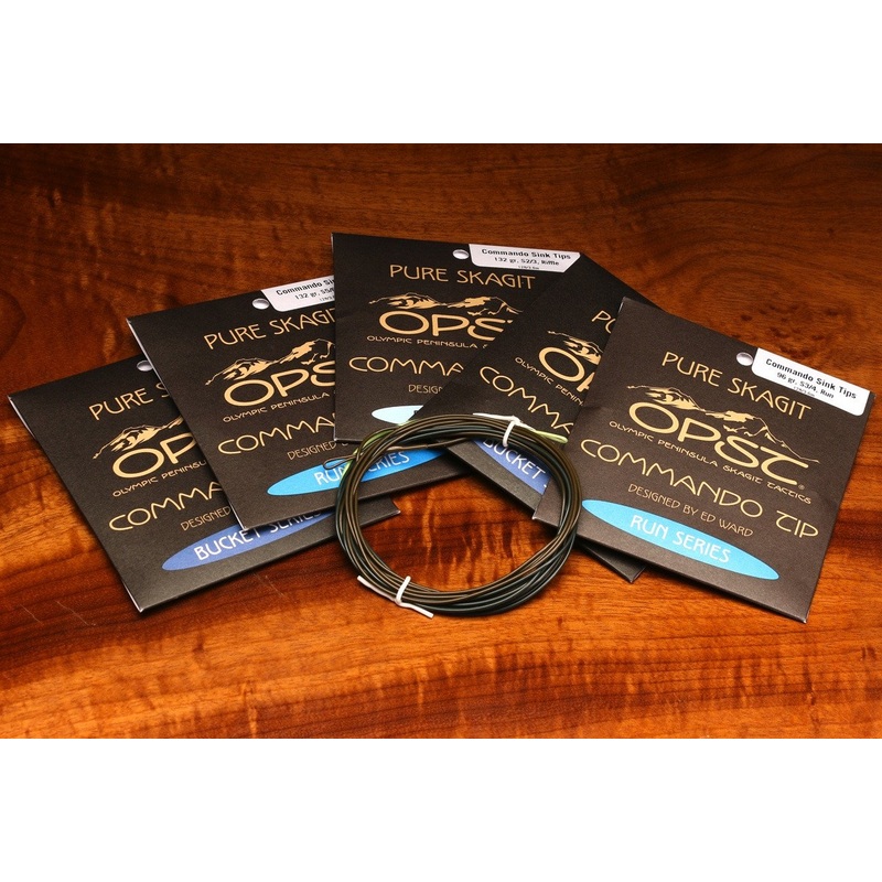 OPST Commando Sink Tip 12’|96 Grain S2/3 Riffle|96 Grain S3/4 Run|96 Grain S5/6 Bucket|132 Grain S2/3 Riffle|132 Grain S5/6 Run|132 Grain S8/9 Bucket|168 Grain S2/3 Riffle|168 Grain S5/6 Run|168 Grain S8/9 Bucket