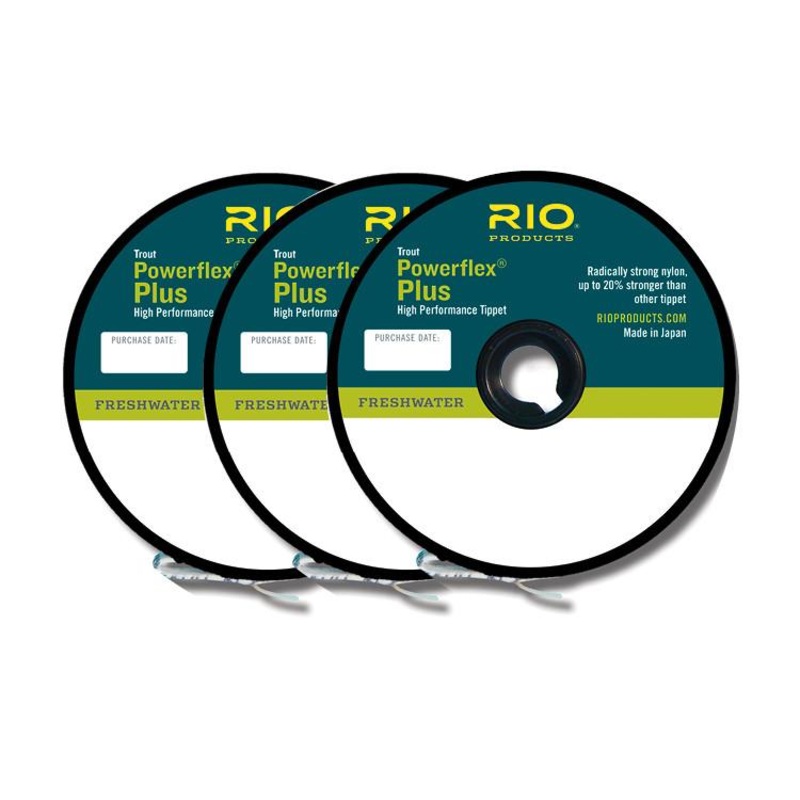 RIO Powerflex Plus Tippet 3 Pack