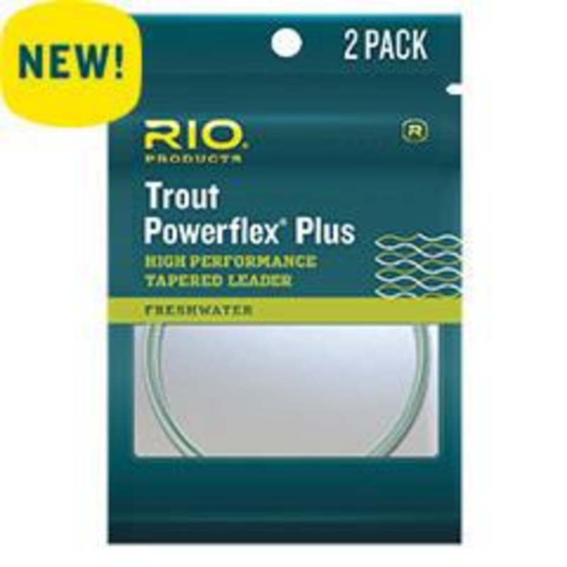 Rio Powerflex Plus Trout Leader 9′ 2 Pack