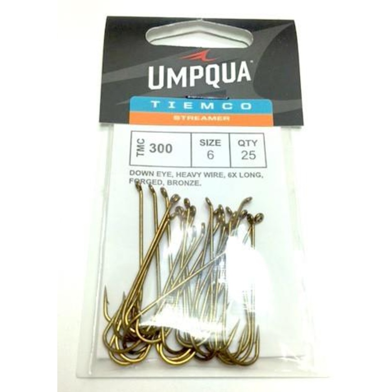 Tiemco 300 Hook 25 Pack|10|6|4|8