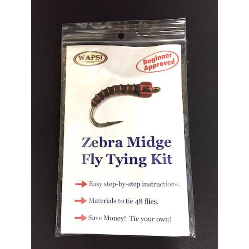 Zebra Midge Fly Tying Kit