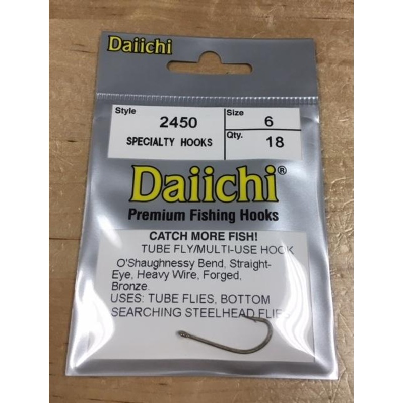 Daiichi 2450 Short Shank Salmon Hook 18 pack
