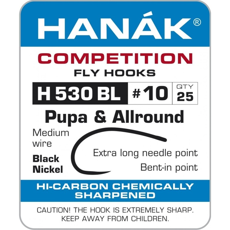 Hanak Hooks Model 530 Nymph 25 Pack