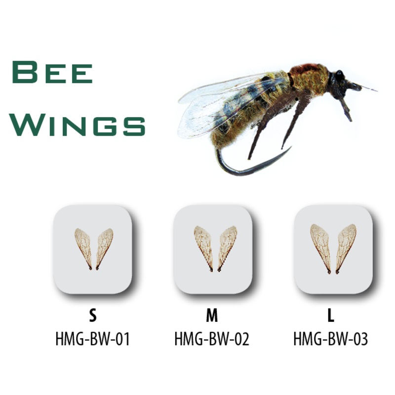 Hemingway’s Bee Wings|Small 18 pairs|Medium 15 pairs|Large 12 pairs