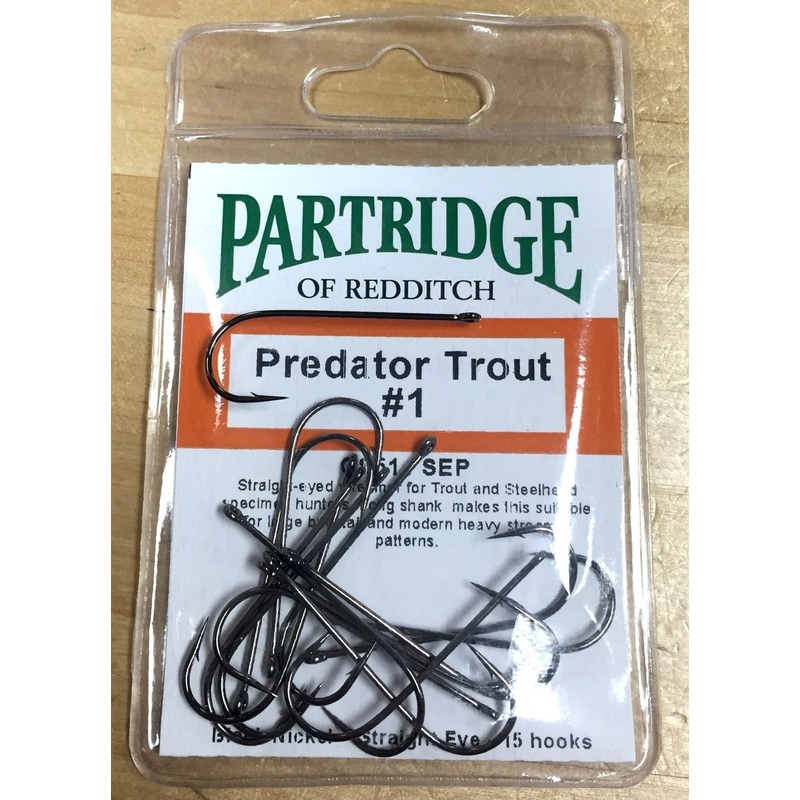 Partridge Predator Streamer Hook CS51/SEP 15 Pack