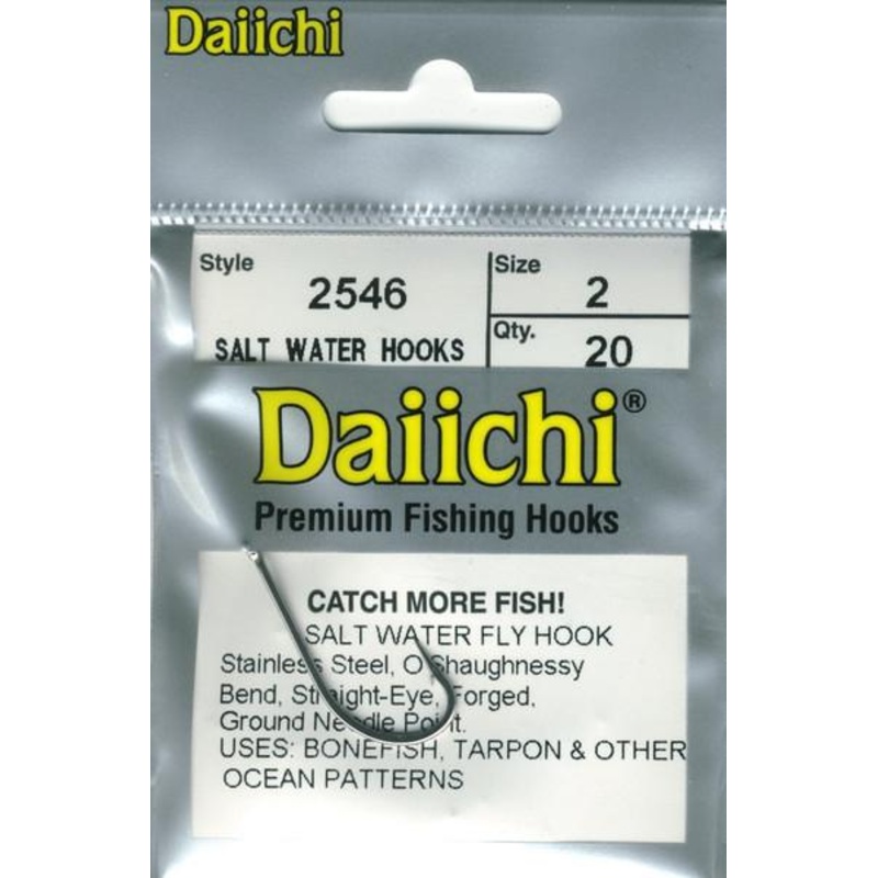 Daiichi 2546 Stainless Saltwater Hook 20 pack