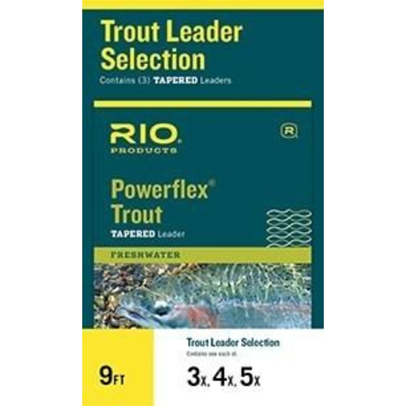 Rio Powerflex Leader 9ft Selection Pack