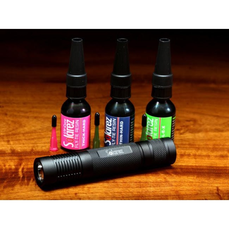 Solarez PRO Roadie Kit 0.5 Ounce assortment with UVA Flashlight