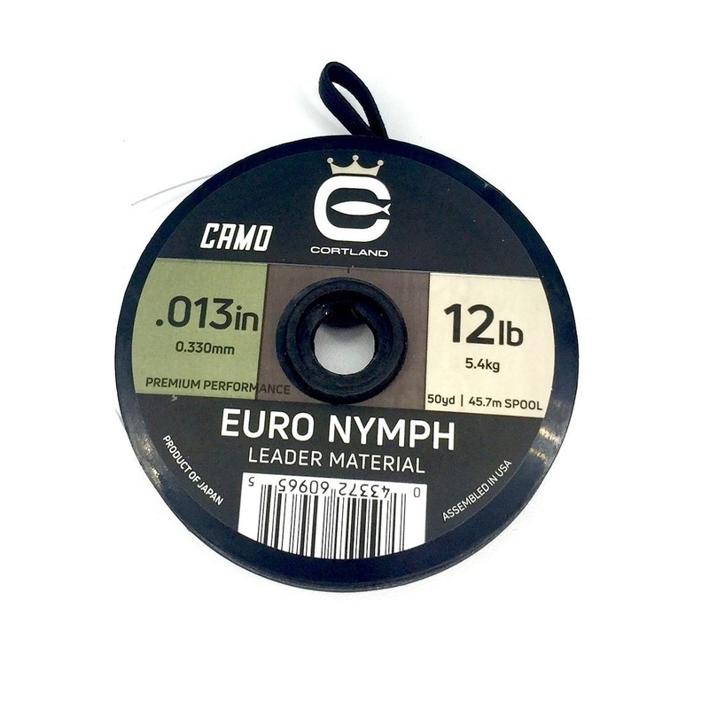 Cortland Euro Nymph Leader Material Camo 50 YDS
