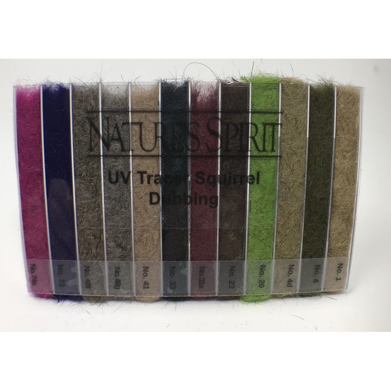 Nature’s Spirit UV Tracer Squirrel Dubbing Dispenser
