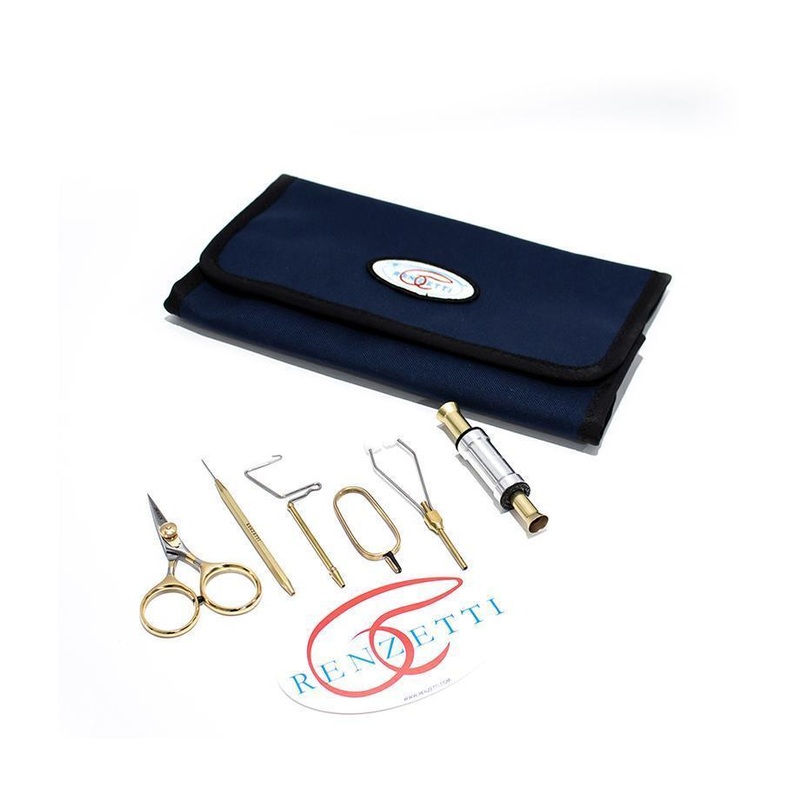 Renzetti Saltwater Fly Tying Tool Kit w/ Travel Case
