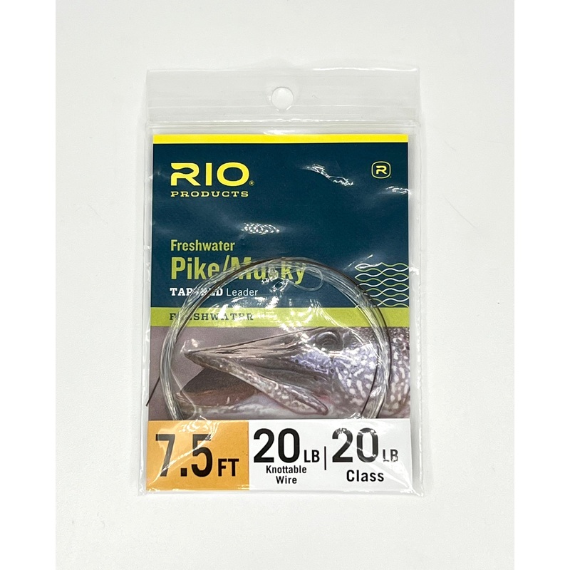 Rio Pike/Musky II Leader 7.5′ Knottable