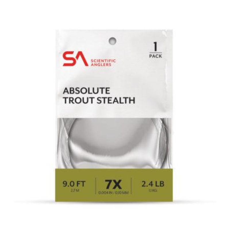 Scientific Anglers Absolute Trout Stealth Leader 9′