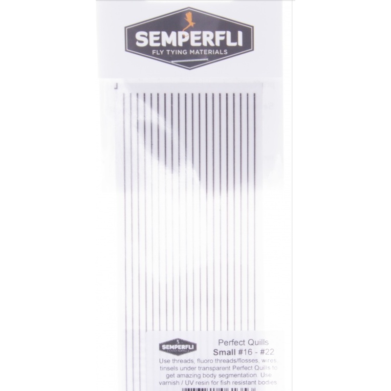 Semperfli Transparent Peccary Quills – .4mm