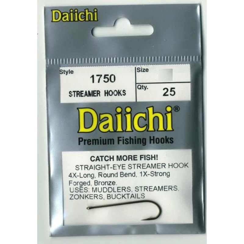 Daiichi 1750 Streamer Hook 25 Pack