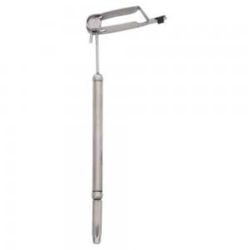 Dr. Slick Rotary Hackle Plier Large w/ Half Hitch Tool – Stainless Steel