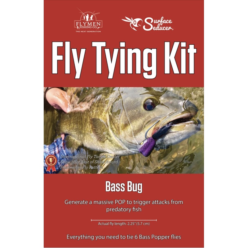 Flymen Bass Popper Fly Tying Kit