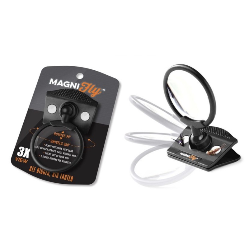 Magnifly Clip-On Glass Magnifier with Magnets