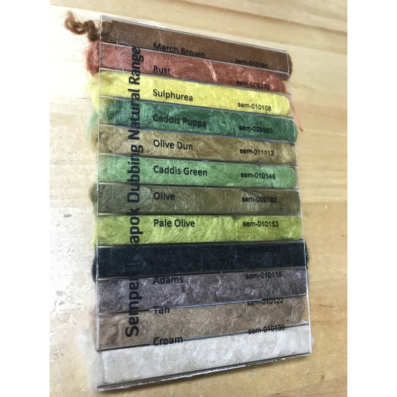 Semperfli Kapok Dry Fly Dubbing Natural Dispenser