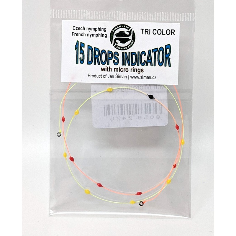 Siman 15 Drops Indicator Tri Color with microrings