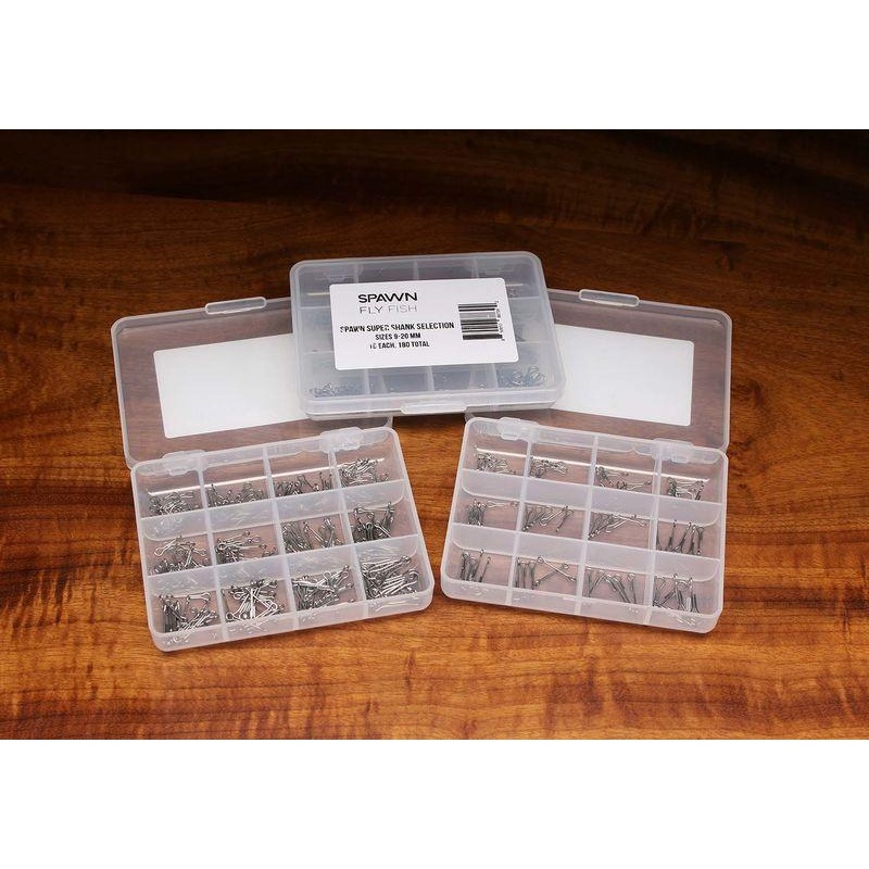 Spawn Articulated Super Shank Selection Box includes 15 each in all 14 sizes