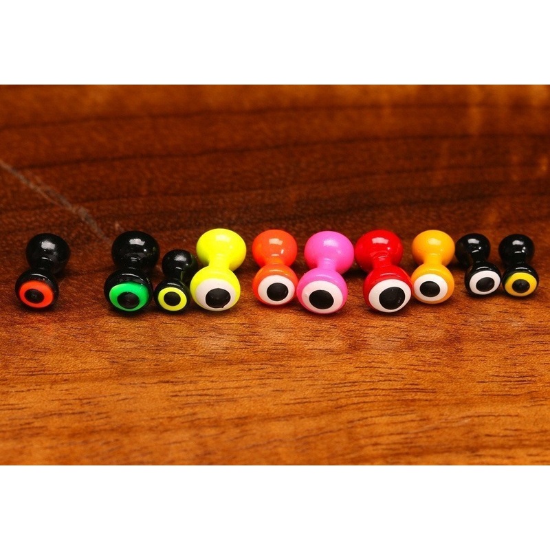 Hareline Double Pupil Brass Eyes