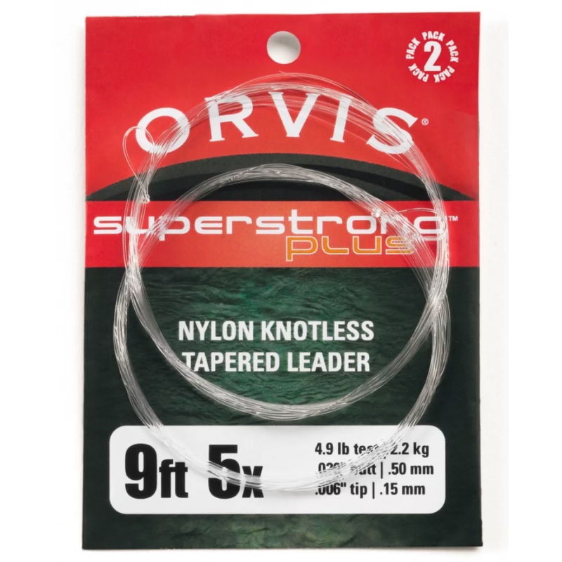 Orvis Super Strong Plus Leaders – 2 pk