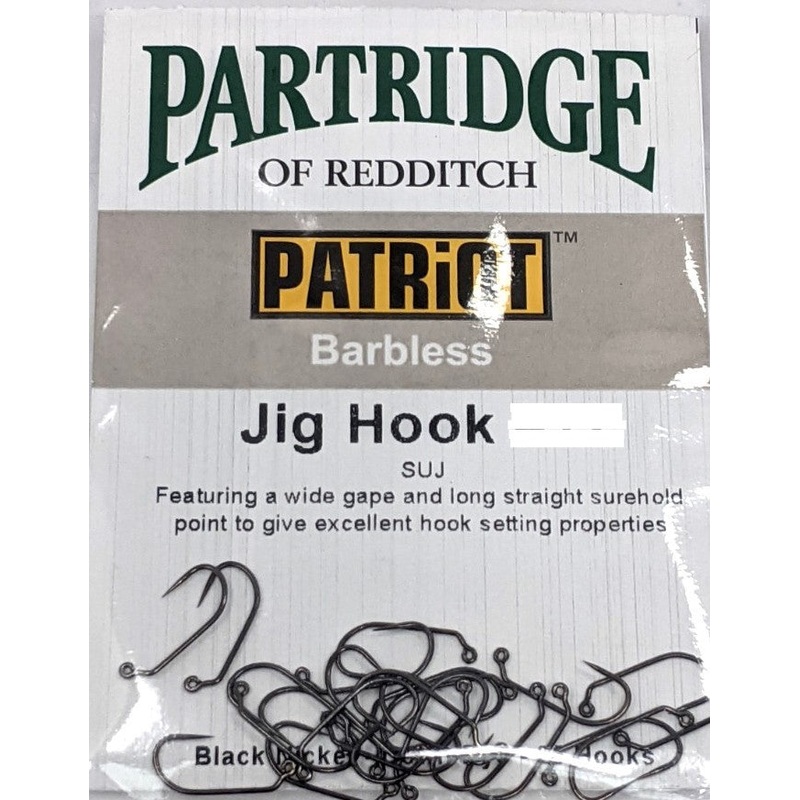 Partridge Patriot Ideal Jig Hook 25 Pack