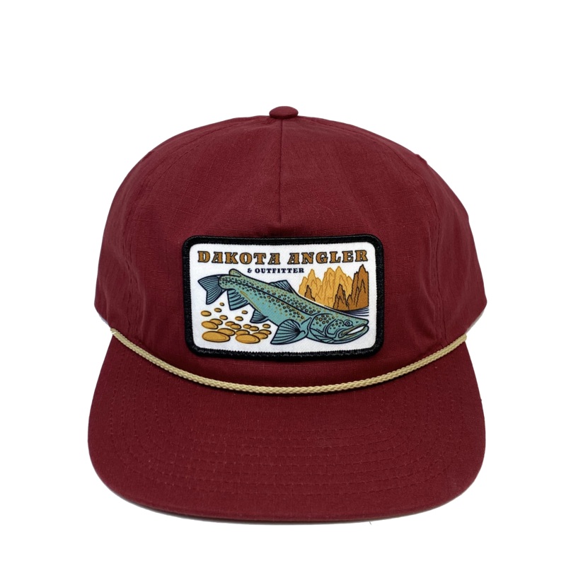 Shop Logo Patch Cotton Pinch Front Rip Stop Cap (c55-RS)