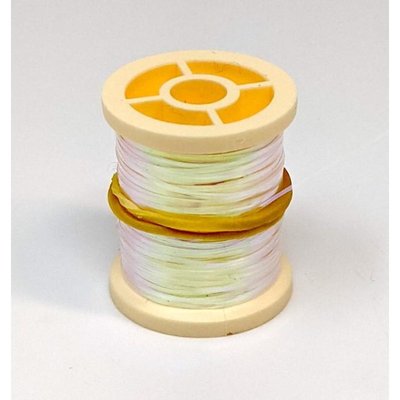 Single Spool Pearlescent Flat Tinsel Med